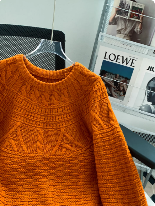 Pull Femme Torsadé Chic Décontracté 2