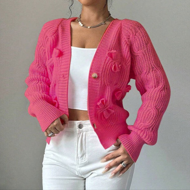 Pull Femme Torsadé Élégant Classique 3