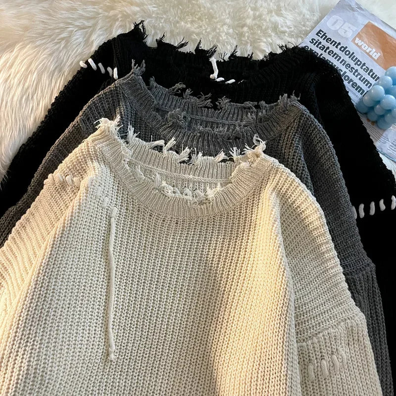 Pull Homme Hiver Élégant Tricoté 4
