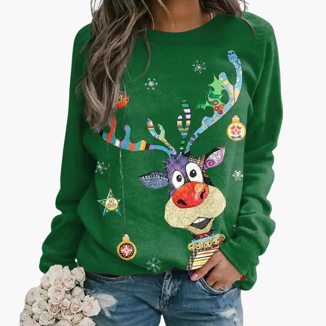 Pull de Noël Femme Festif 2