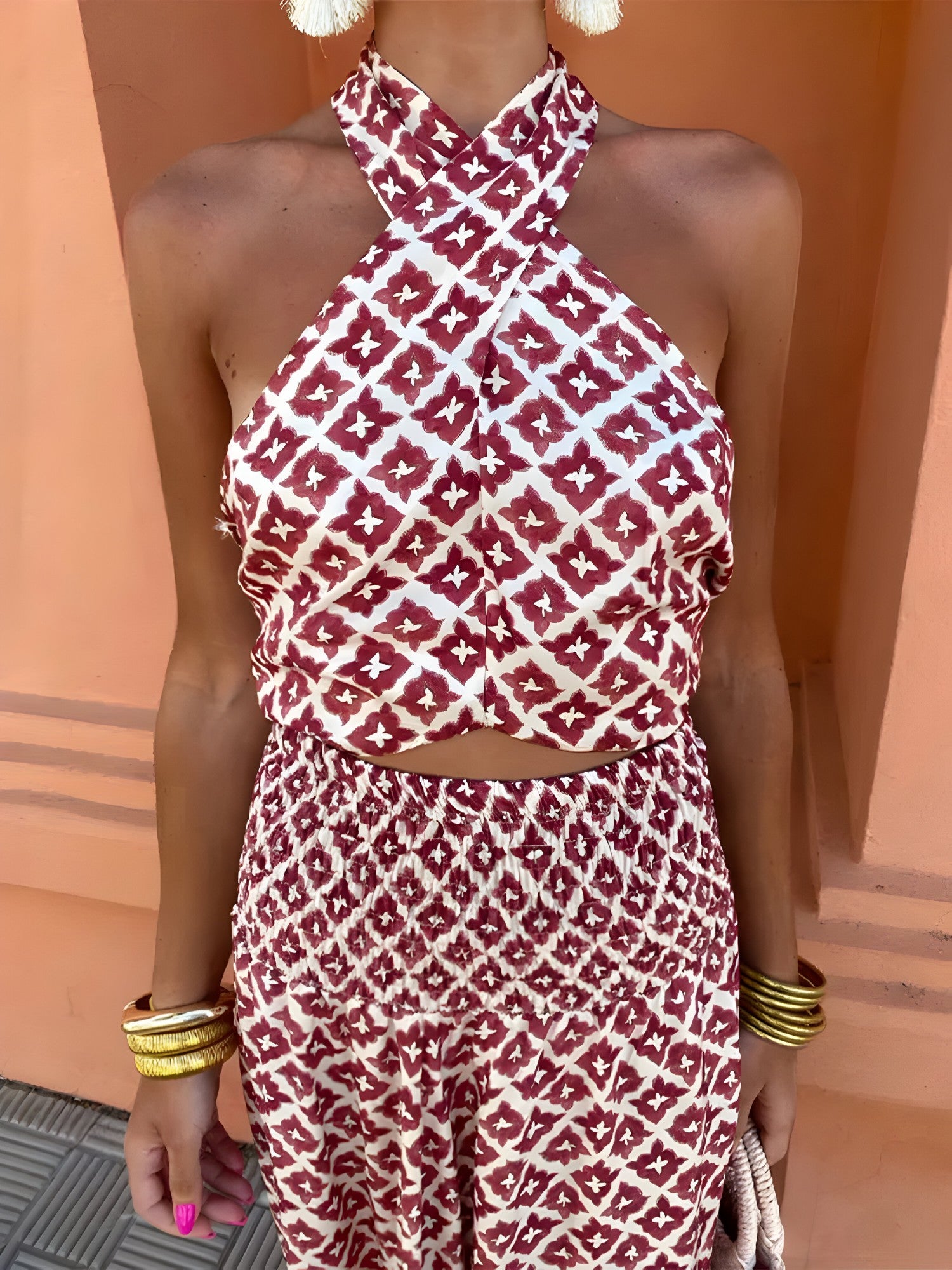 Mirella | Robe Femme Midi Élégante Épaules Dégagées