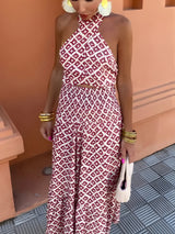 Mirella | Robe Femme Midi Élégante Épaules Dégagées