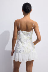 Robe Femme Mini Fleurie Élégante 3