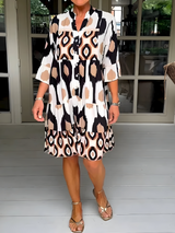 Talitha | Robe Longue Femme Élégante Imprimée