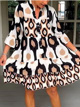 Talitha | Robe Longue Femme Élégante Imprimée