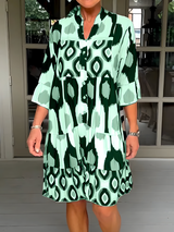 Talitha | Robe Longue Femme Élégante Imprimée