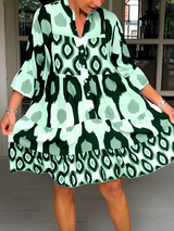 Talitha | Robe Longue Femme Élégante Imprimée