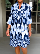 Talitha | Robe Longue Femme Élégante Imprimée