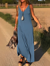 Amella | Robe Longue Femme Élégante Maxi Été