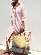 Celeya | Robe Longue Femme Élégante Rayée