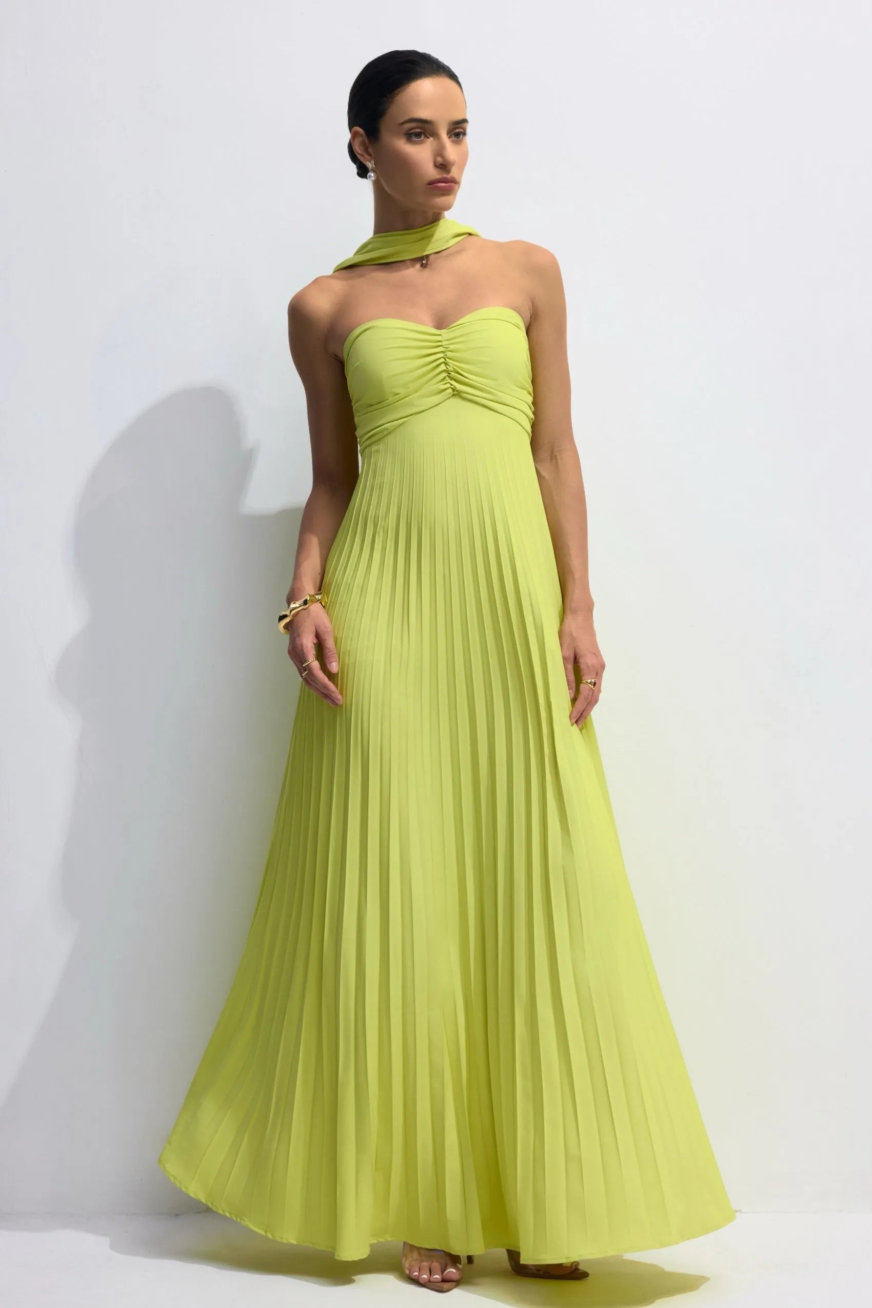 Robe Longue Femme Élégante Sans Manches 3