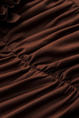 Robe Longue Femme Élégante à Fleurs 3D 4