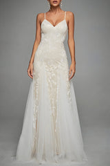 Caledonia | Robe Longue Femme Élégante en Dentelle