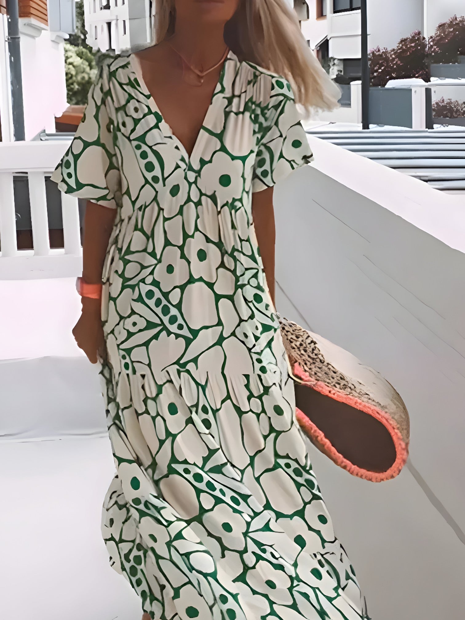 Finley | Robe Longue Fleurie Été Femme Grande Taille