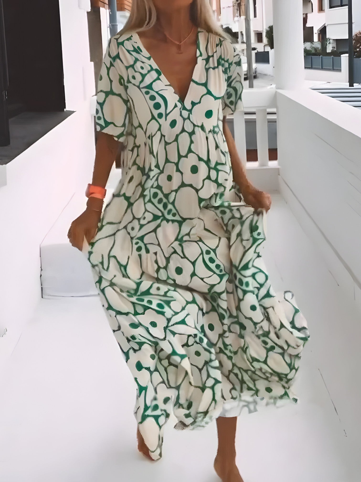 Finley | Robe Longue Fleurie Été Femme Grande Taille