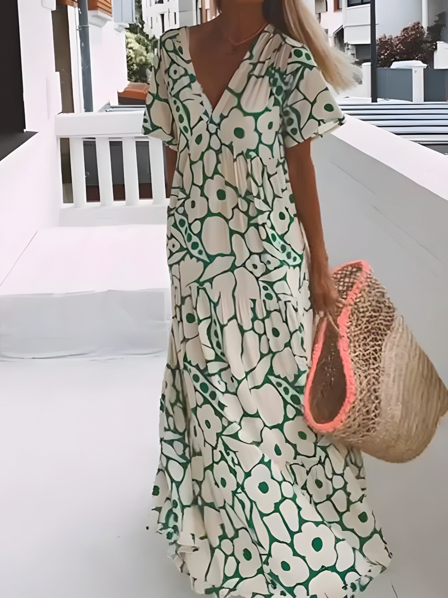 Finley | Robe Longue Fleurie Été Femme Grande Taille