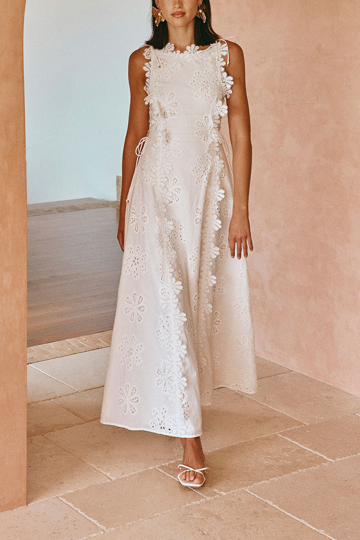 Robe Longue Fleurie d'Été pour Femmes 0