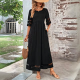 Liriel | Robe Midi Femme Chic en Maille