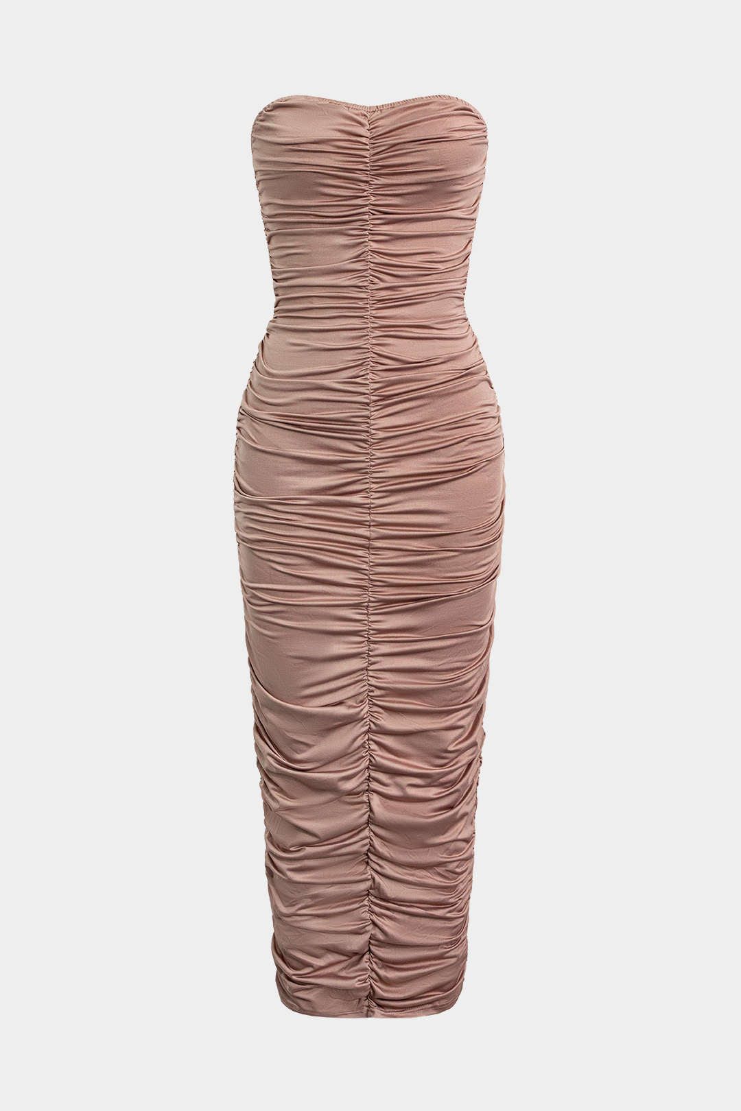 Robe Midi Femme Élégante Sans Manches 0