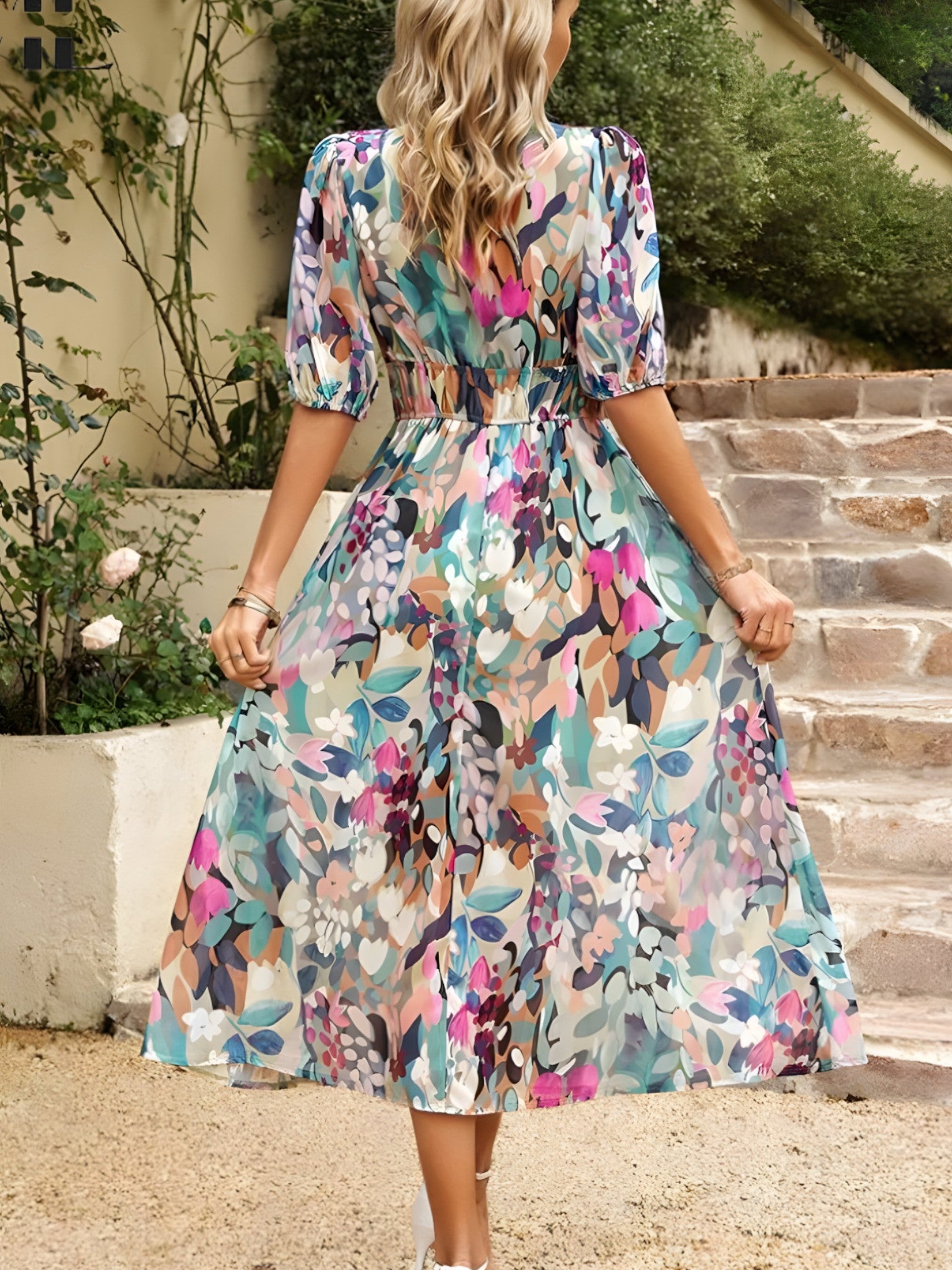 Lavinia | Robe Midi Femme Élégante et Confortable