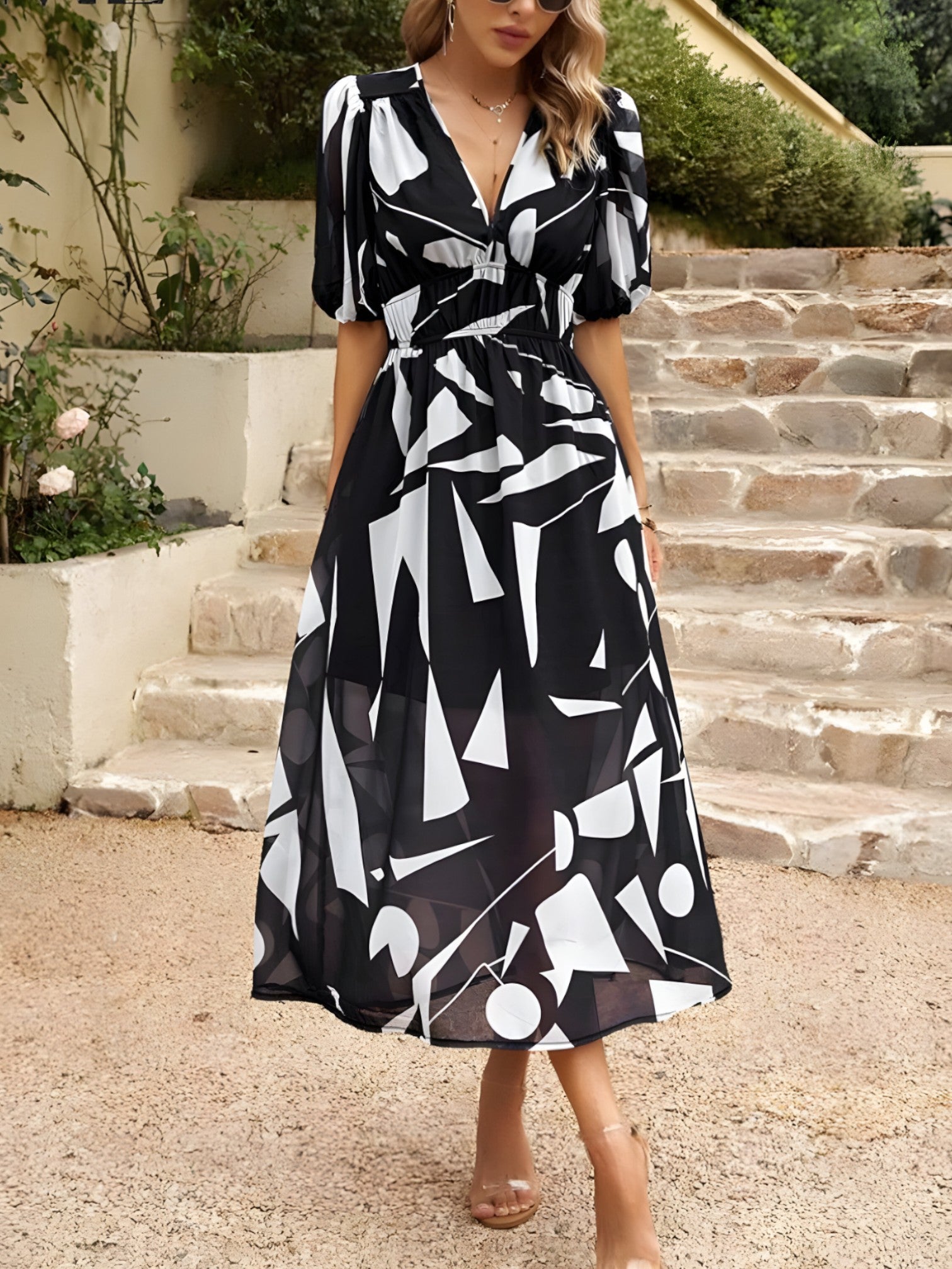 Lavinia | Robe Midi Femme Élégante et Confortable