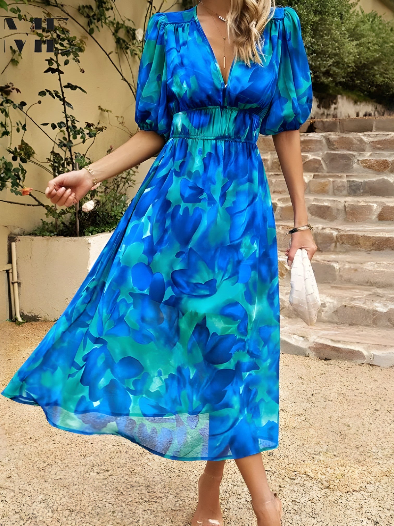 Lavinia | Robe Midi Femme Élégante et Confortable