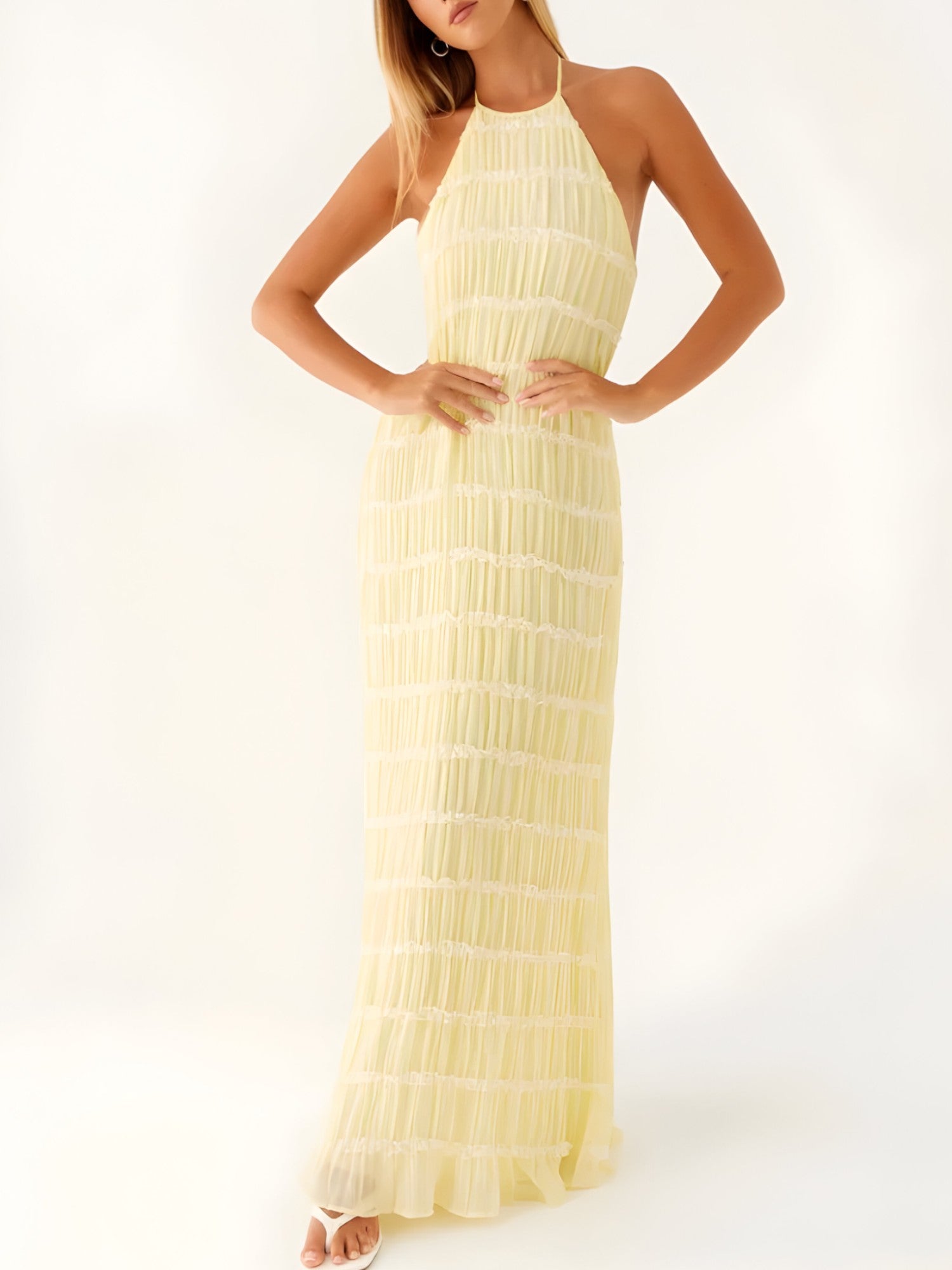 Annabelle | Robe de Soirée Longue Élégante Halter