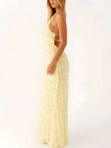 Annabelle | Robe de Soirée Longue Élégante Halter