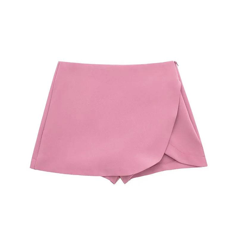 skirts : Isabelle - Jupe-Short Sportive et Tendance avec Short Intégré in Rose van Seroa
