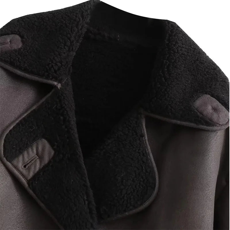 other : Seroa Veste de luxe en similicuir pour femmes in van Seroa
