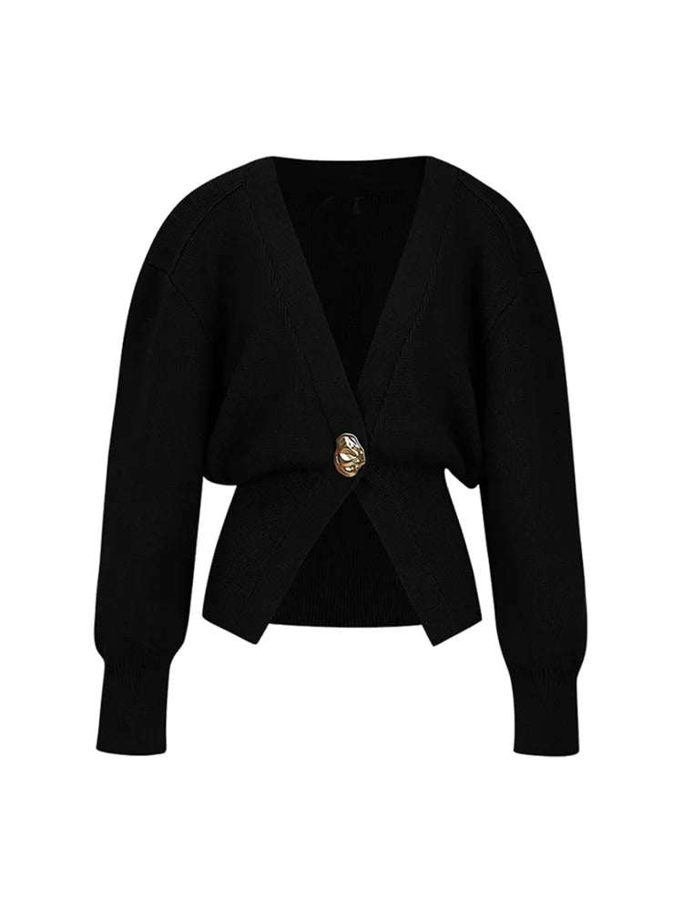 other : Cardigan Tricoté Chic avec Boutons Uniques in Ferreux van Seroa