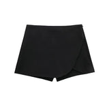 skirts : Isabelle - Jupe-Short Sportive et Tendance avec Short Intégré in Noir van Seroa