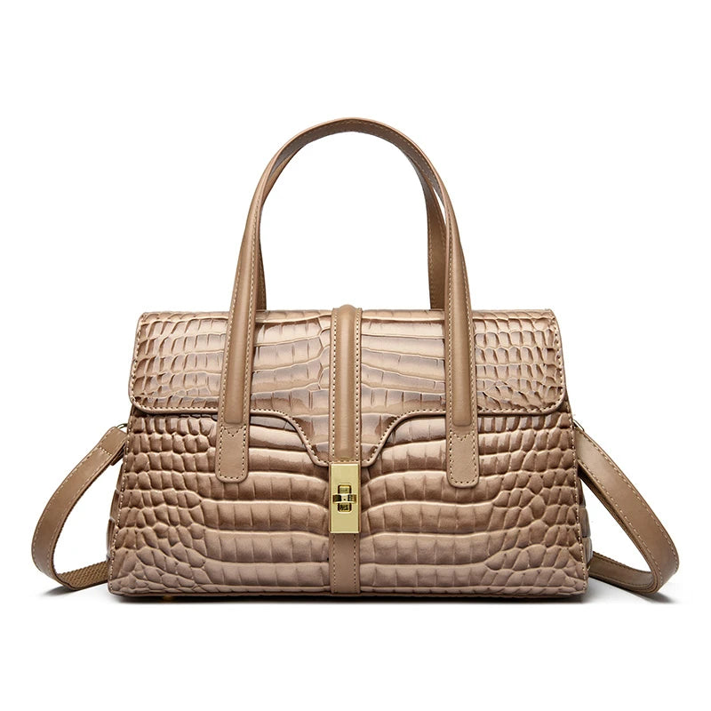 Sacs à main : Molly | Sac à main femme élégant in Kaki van Seroa