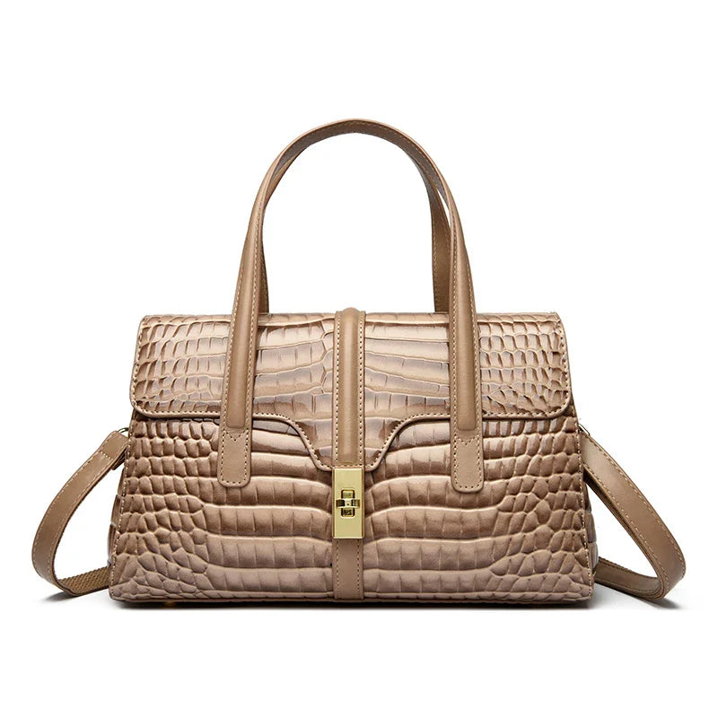 Sacs à main : Molly | Sac à main femme élégant in Kaki van Seroa