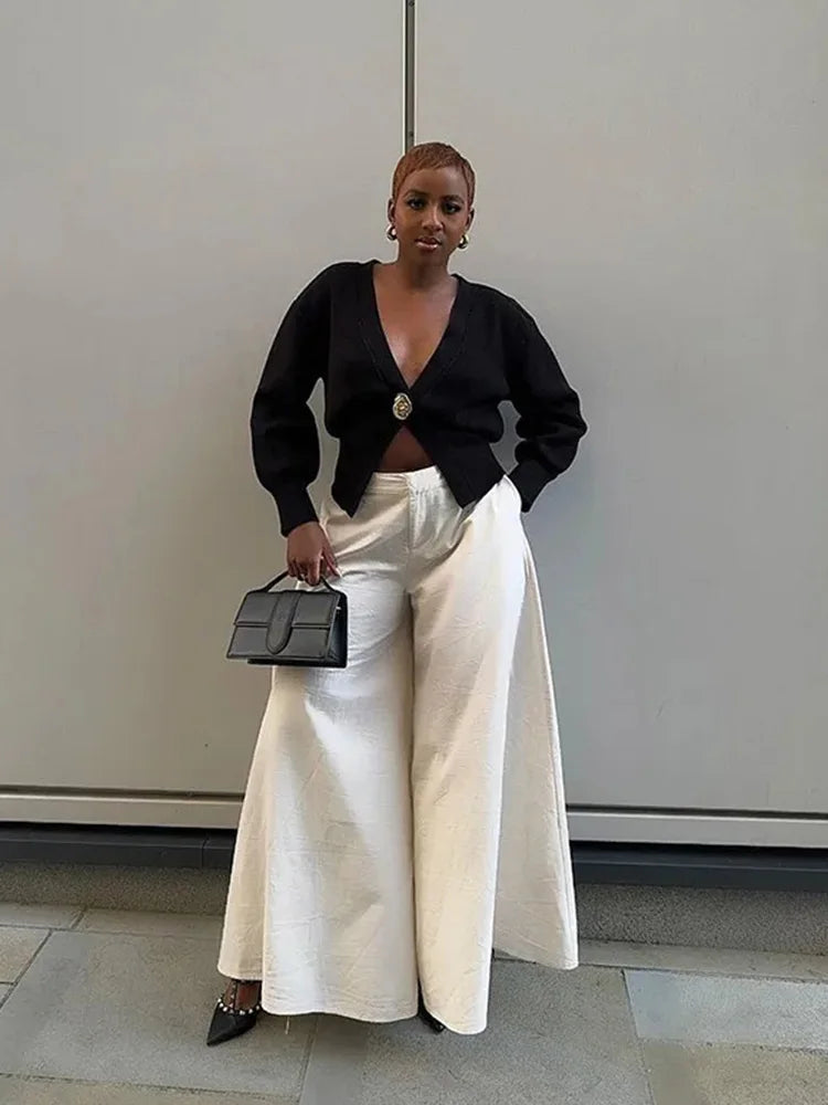 other : Cardigan Tricoté Chic avec Boutons Uniques in van Seroa