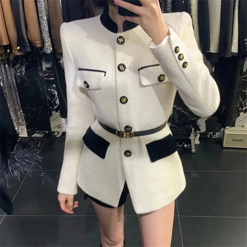 other : Sophia - Blazer Classique Luxueux avec Ceinture à la Taille in van Seroa