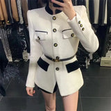 other : Sophia - Blazer Classique Luxueux avec Ceinture à la Taille in van Seroa