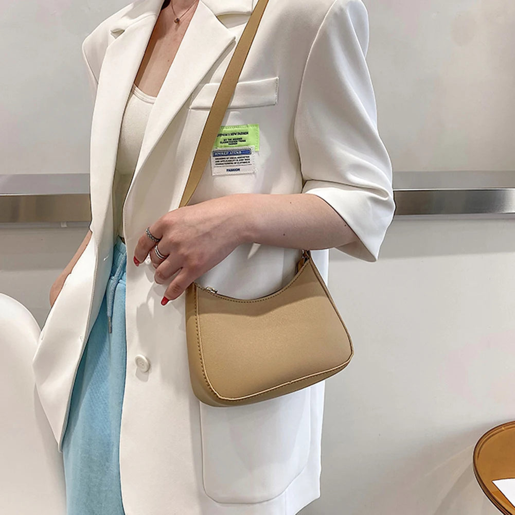 bags : Sac à Épaule Rétro Tendance en Cuir PU in van Seroa