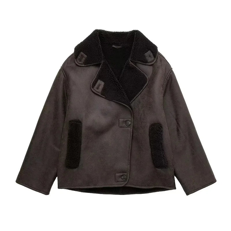 other : Seroa Veste de luxe en similicuir pour femmes in van Seroa