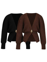 other : Cardigan Tricoté Chic avec Boutons Uniques in van Seroa