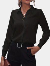 Damen Bluse aus weichem Stoff, lässige Blusen