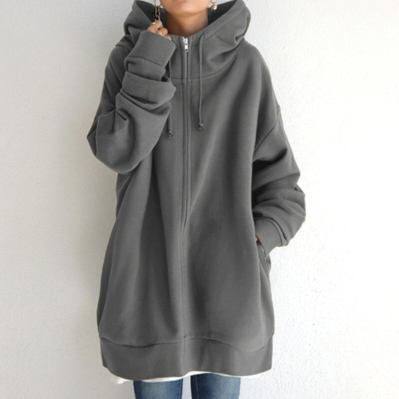 Sweat Femme Confortable à Capuche Oversize 0