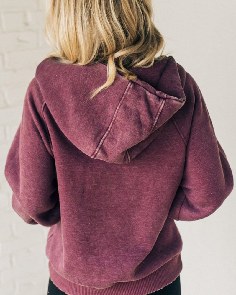 Sweat à Capuche Zippé Homme Vintage 6