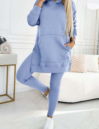 Legeres Damen-Zweiteiler-Outfit aus Polyester