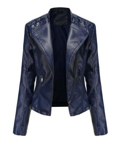 Veste Cuir Homme Washed Décontractée 15