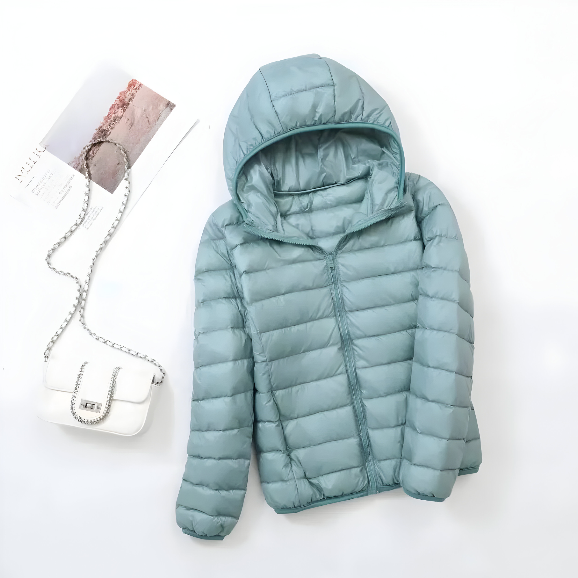 Evelora | Veste Doudoune Femme Légère Élégante