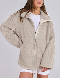 Veste en Fleece Élégante et Pratique Femme