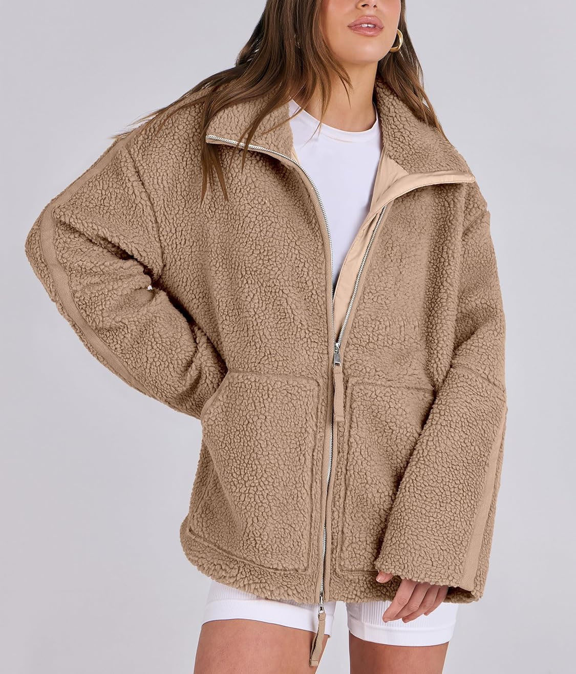 Veste Femme Chic En Fleece Élégante 7