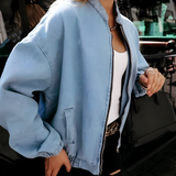 Elain | Veste Femme Décontractée avec Fermeture Éclair