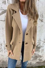 Veste Femme Élégante Longue Automne Hiver 2